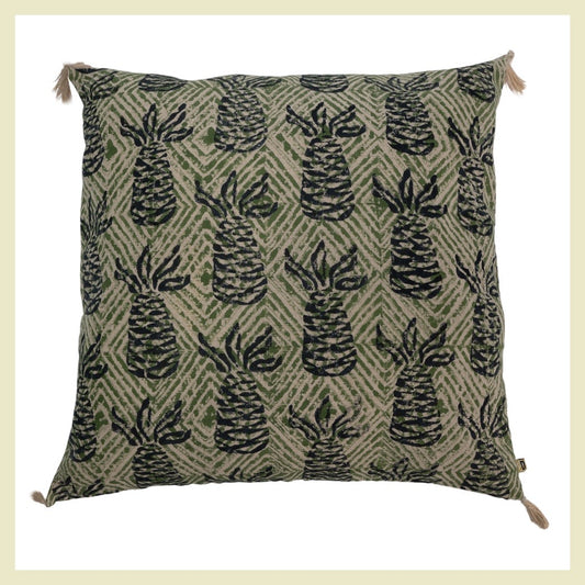 Blue Pineapple Cushion Cover