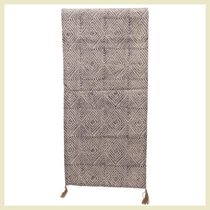 Plum Geo Table Runner